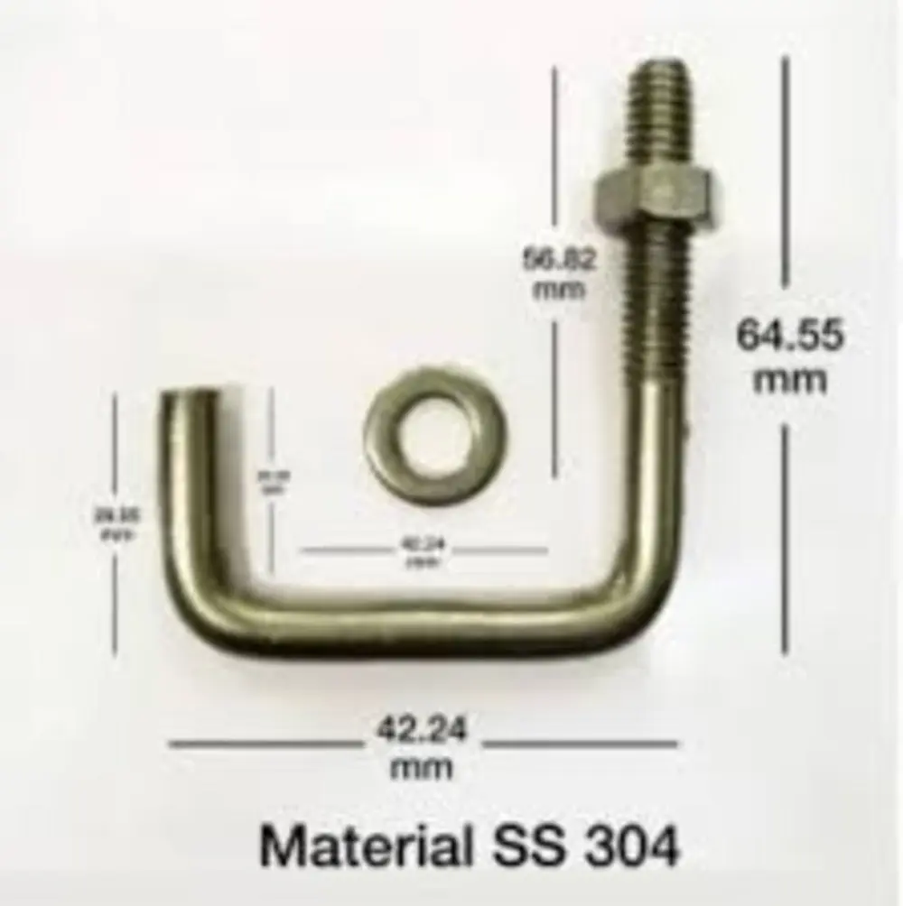J Hook SS Flange Nut